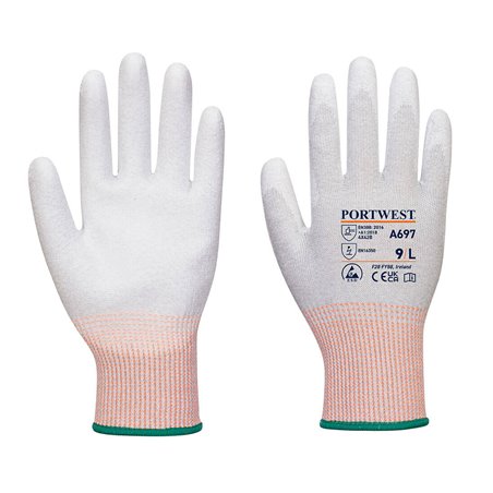 Portwest Gant paume enduite PU ESD - Paquet de 12
