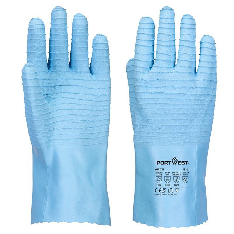 Portwest Gant en latex FD Chem B