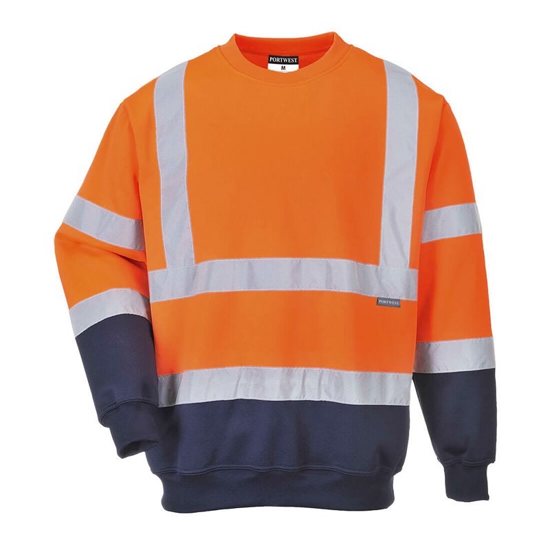 Portwest Sweatshirt bicolore HiVis