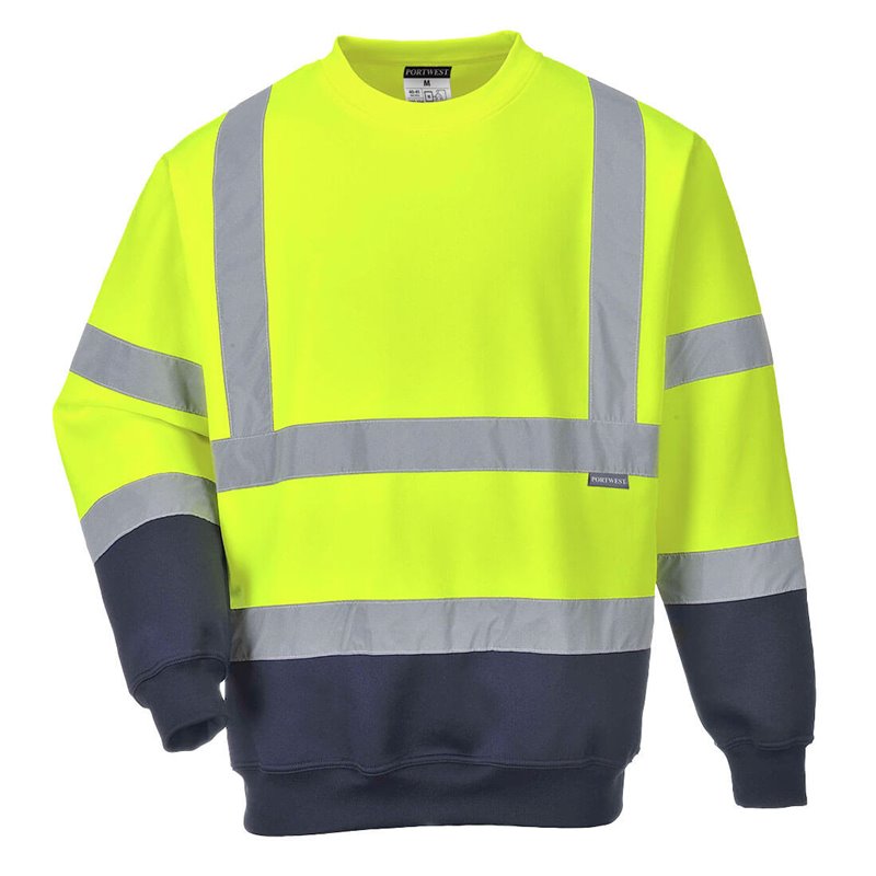 Portwest Sweatshirt bicolore HiVis