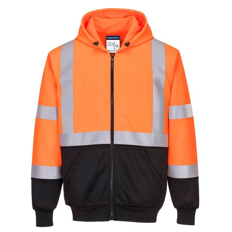 Portwest Sweat Hi-Vis bicolore zippé à capuche