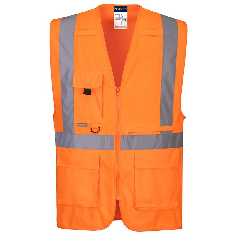 Portwest Gilet Executive haute visibilité avec poche pour tablette