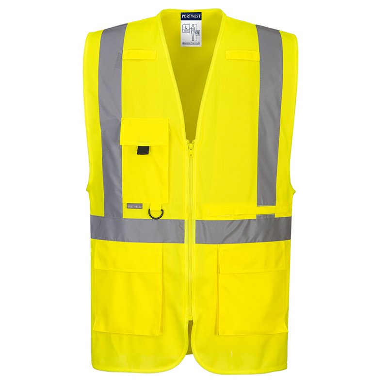 Portwest Gilet Executive haute visibilité avec poche pour tablette