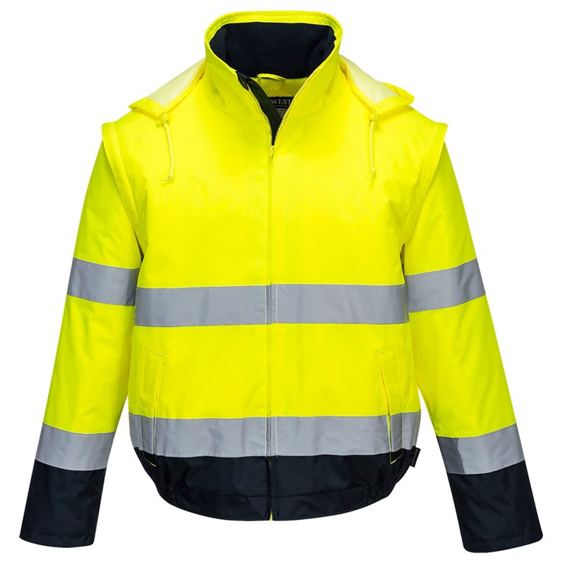 Portwest Blouson HV 2-en-1 HV doublé polaire 