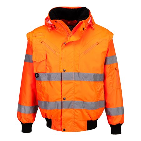 Portwest Blouson Bomber HiVis 3 en 1 