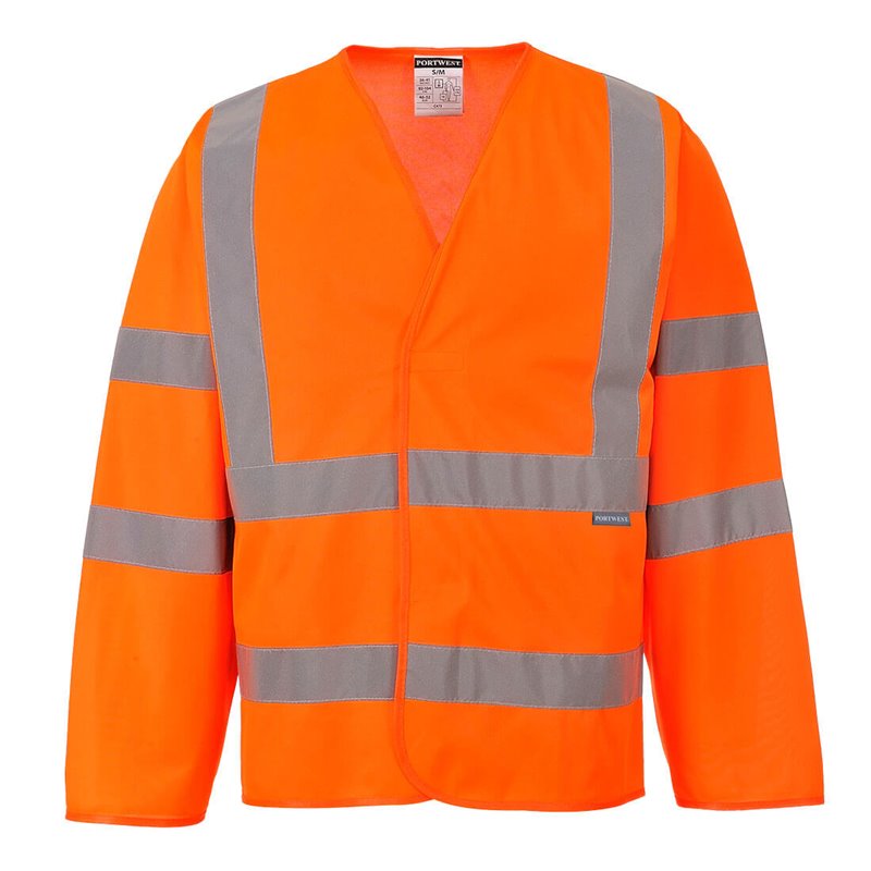 Portwest Gilet 2 bandes & baudrier manches longues 