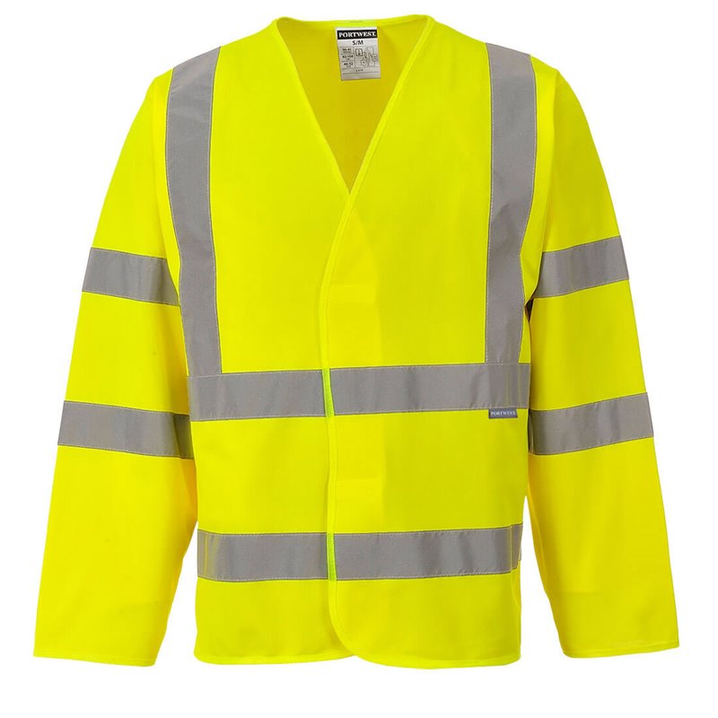 Portwest Gilet 2 bandes & baudrier manches longues 