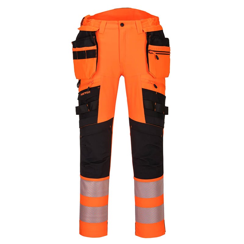 Portwest Pantalon DX4 haute-Visibilité avec poches flottantes démontables