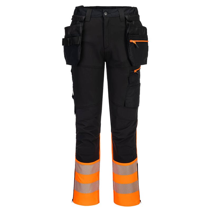 Portwest Pantalon DX4 artisans haute-Visibilité classe 1 avec poches flottantes démontables