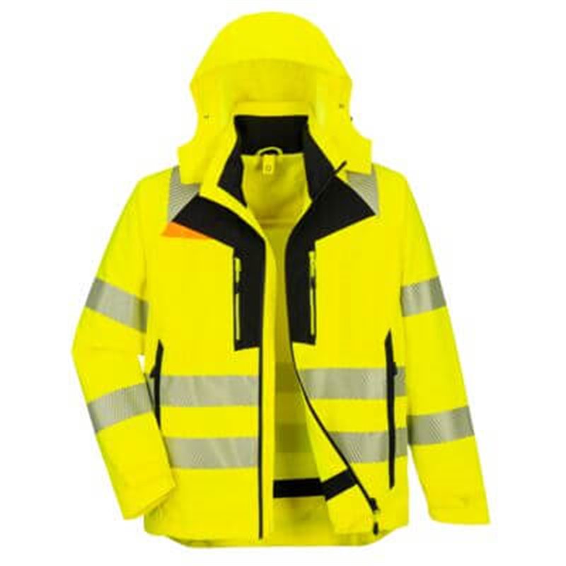 Portwest Parka 4 en 1 DX4 Hi-Vis