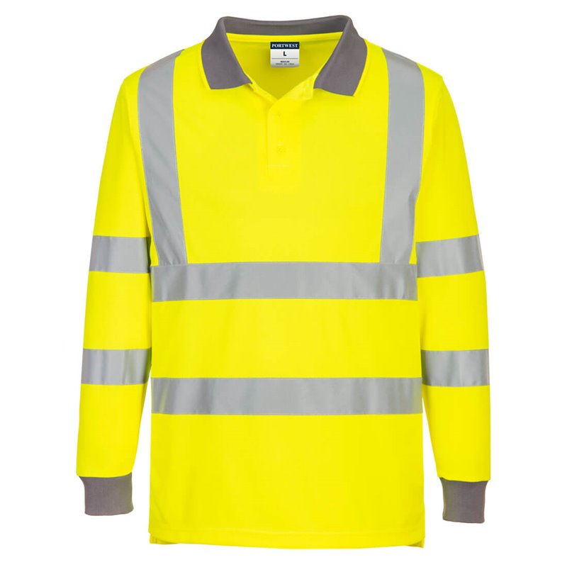 Portwest Polo Eco Haute Visibilité l/s (pack de 6)