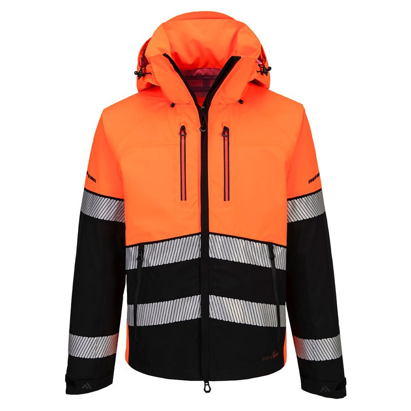 Portwest Veste imper-respirante à capuche HV EV4 (3L)