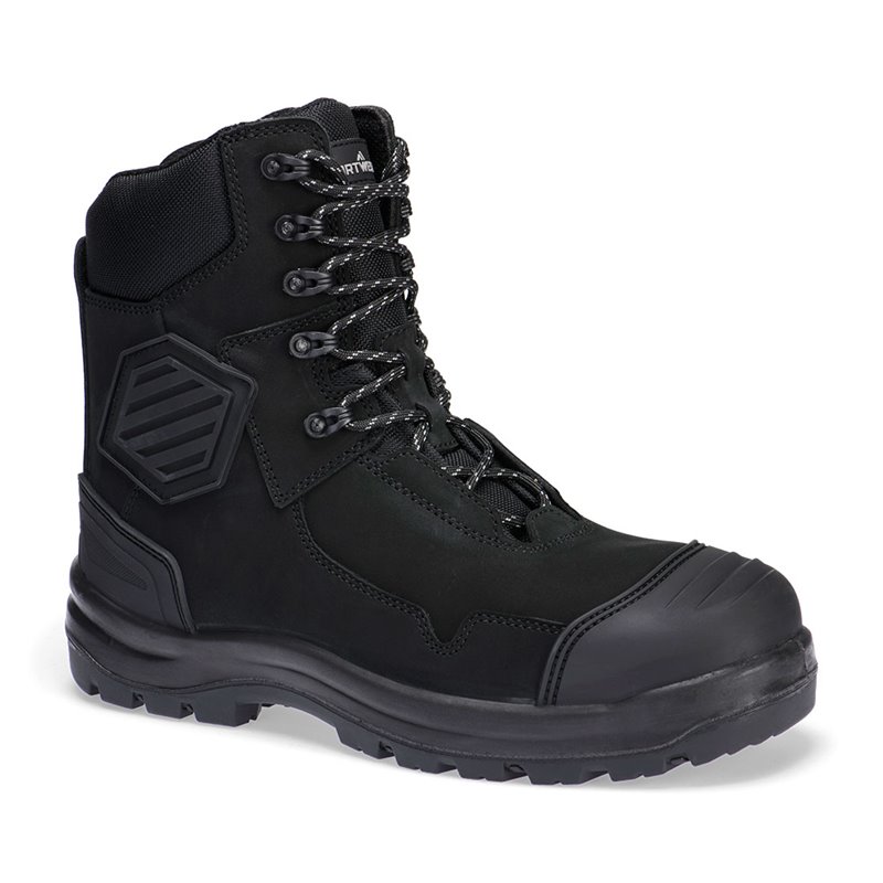 Portwest Chaussure montante en cuir composite S3S HRO FO SC HI CI AN LG SR