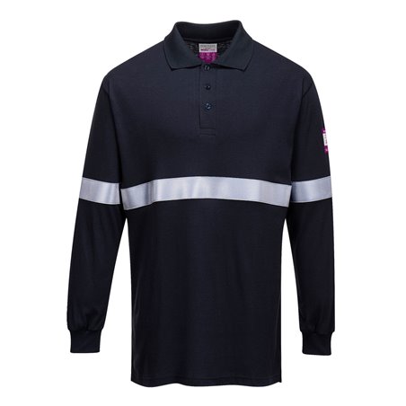 Portwest Polo ML Modaflame bande rétro