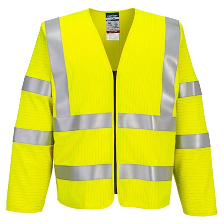 Portwest Gilet zippé manches longues Bizflame HV FR
