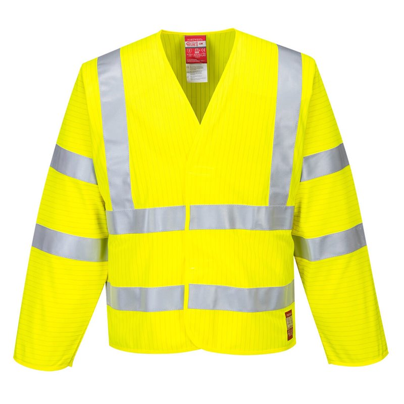 Portwest Gilet HV ML Antistatique - Résistante à la flamme