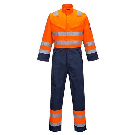 Portwest Combinaison HV Modflame RIS Marine/Orange