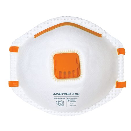 Portwest Masque poussières à valve FFP1 (Pk10)