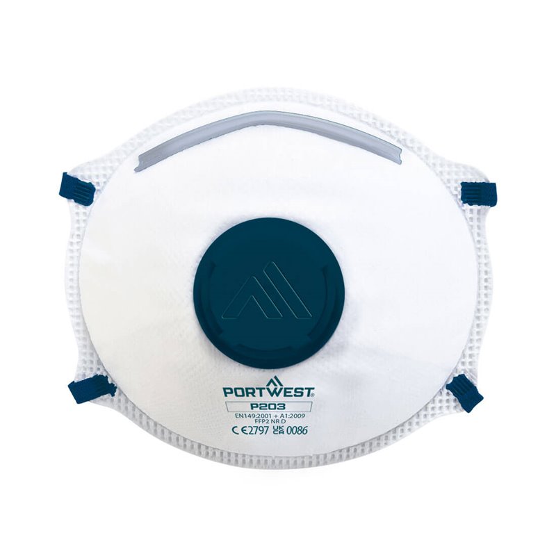 Portwest Masque FFP2 à valve - Dolomite (Pk10)