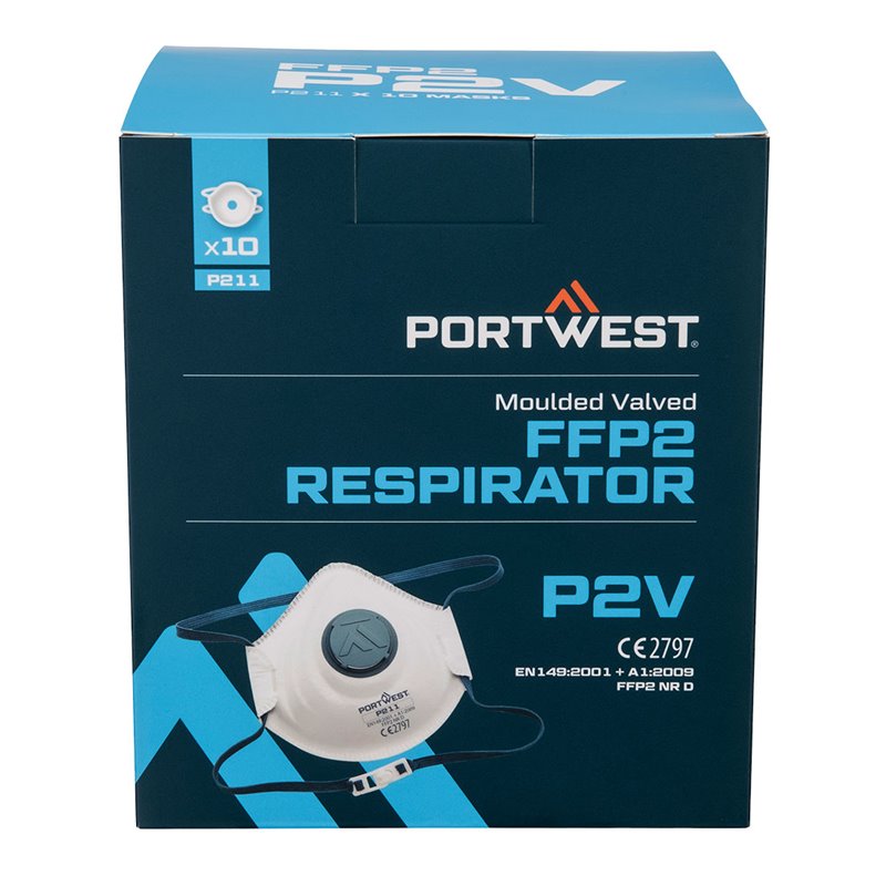 Portwest Masque FFP2 Valve (par 10)
