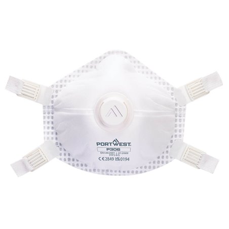 Portwest Masque FFP3 Ultimate réutilisable avec valve (Paquet de 5 pièces)
