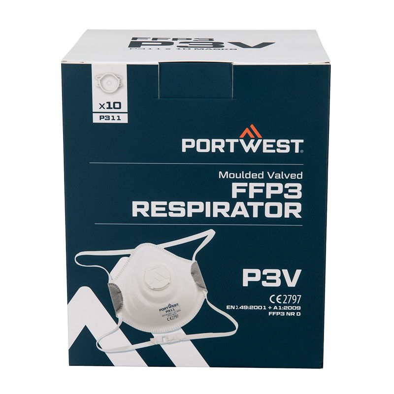Portwest Masque FFP3 Valve (par 10)