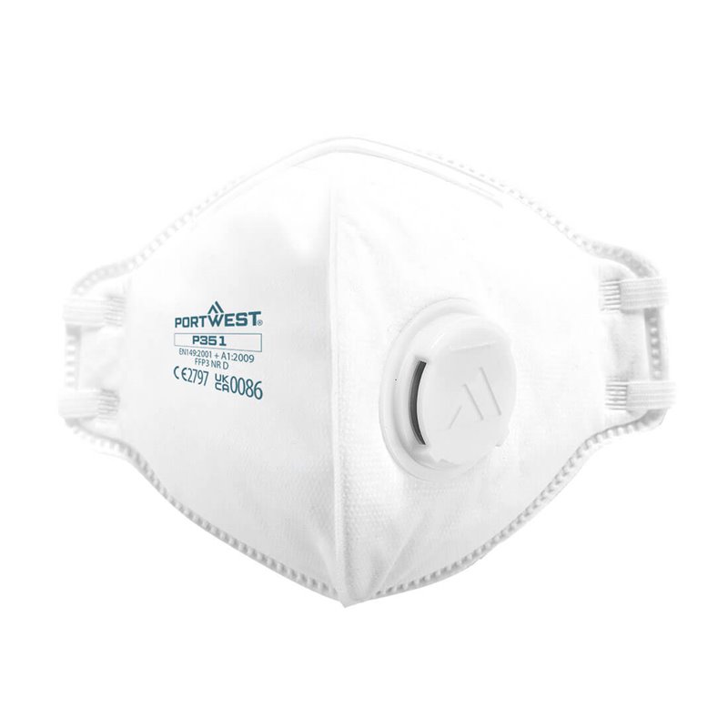 Portwest Masque FFP3 pliable à Valve DOLOMITE (20 pcs)