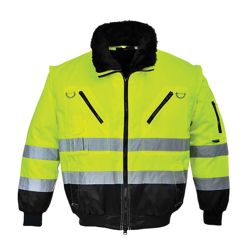Portwest Blouson pilote 3 en 1 haute visibilité 