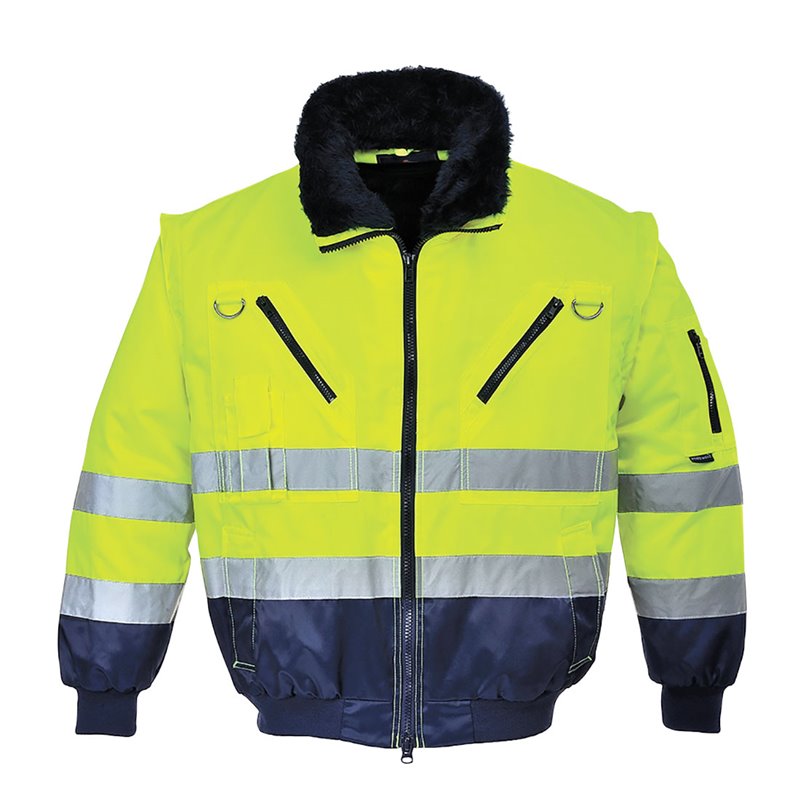 Portwest Blouson pilote 3 en 1 haute visibilité 