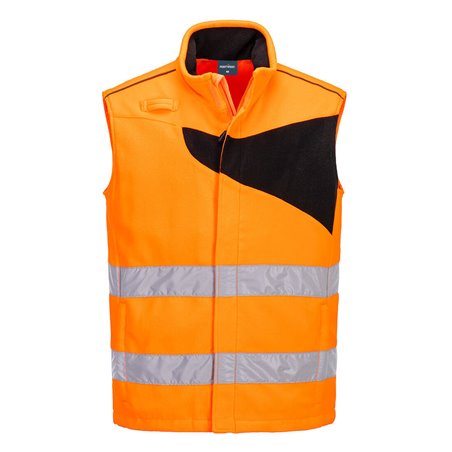 Portwest Gilet sans Manches Polaire Haute-Visibilité PW2