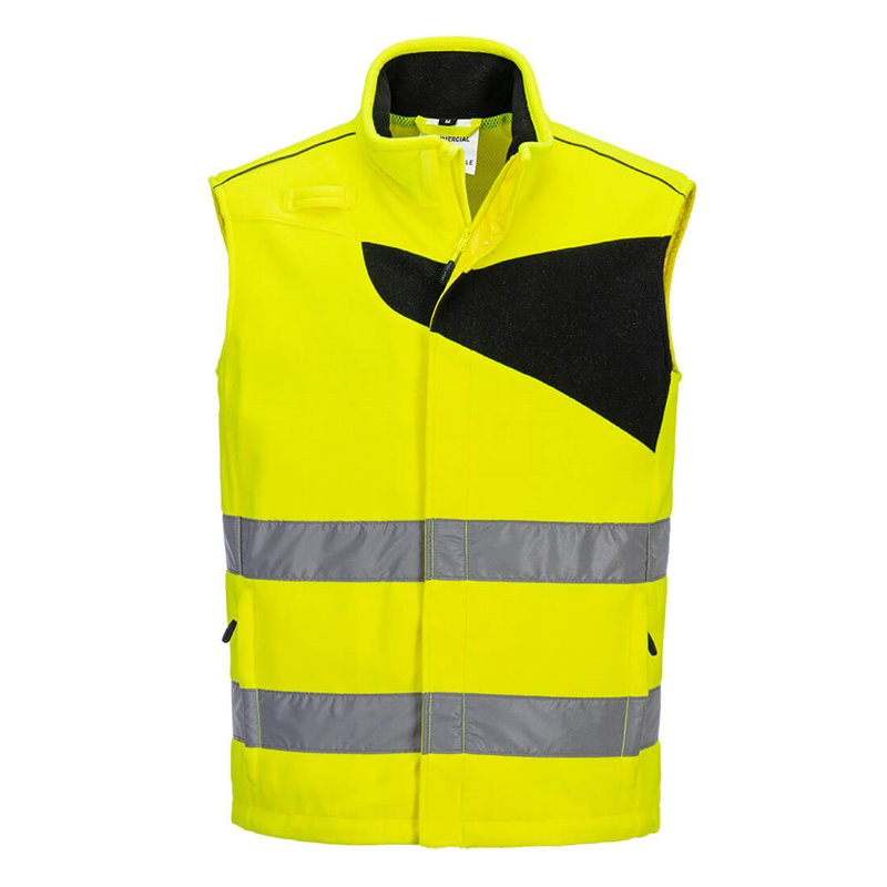 Portwest Gilet sans Manches Polaire Haute-Visibilité PW2