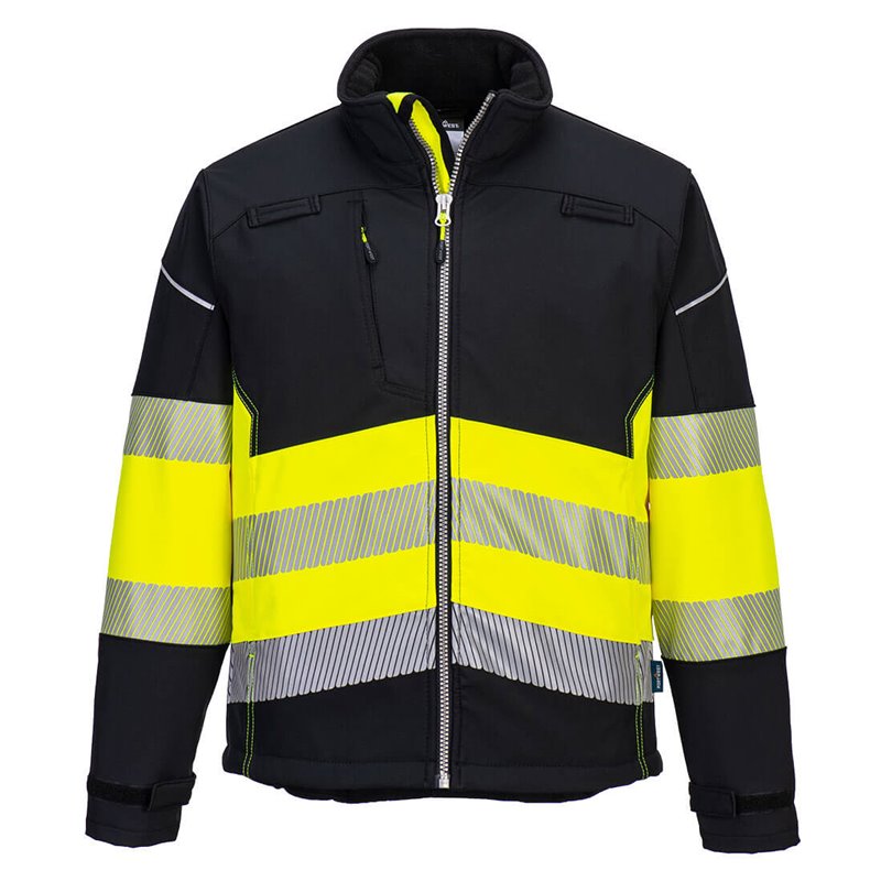 Portwest Veste Softshell PW3 Haute Visibilité Classe 1