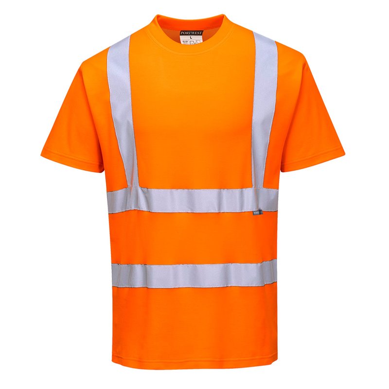 Portwest T-shirt Hi-vis MC coton comfort