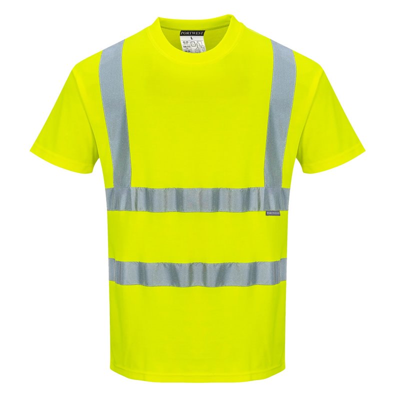 Portwest T-shirt Hi-vis MC coton comfort