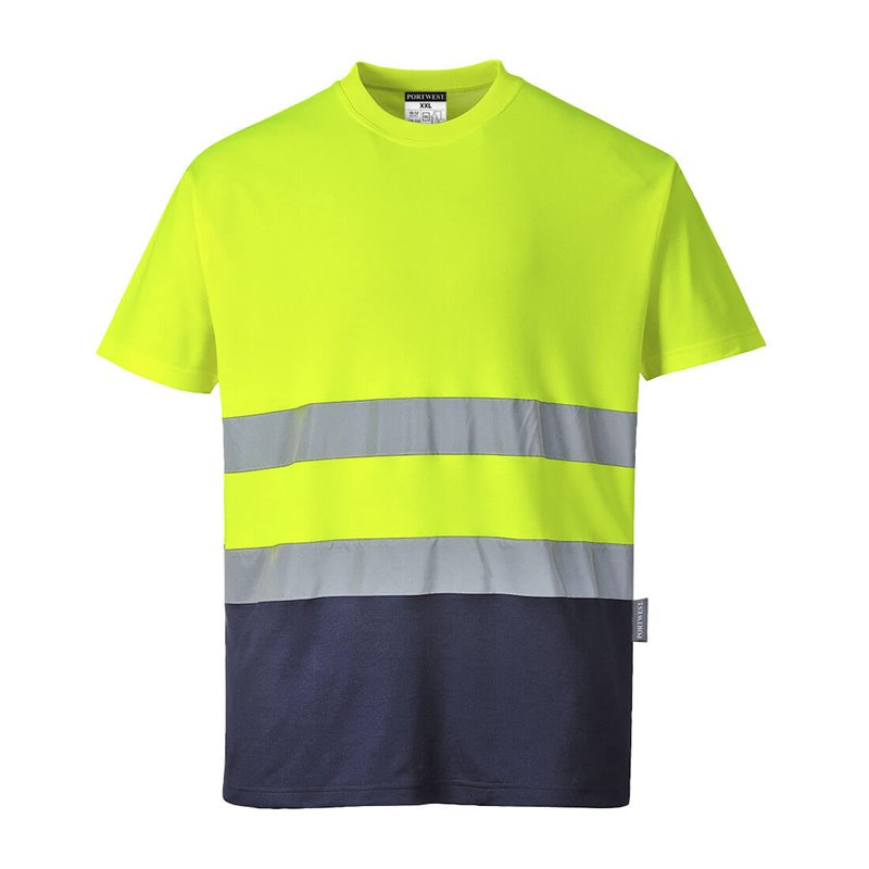 Portwest T-shirt coton bicolore 