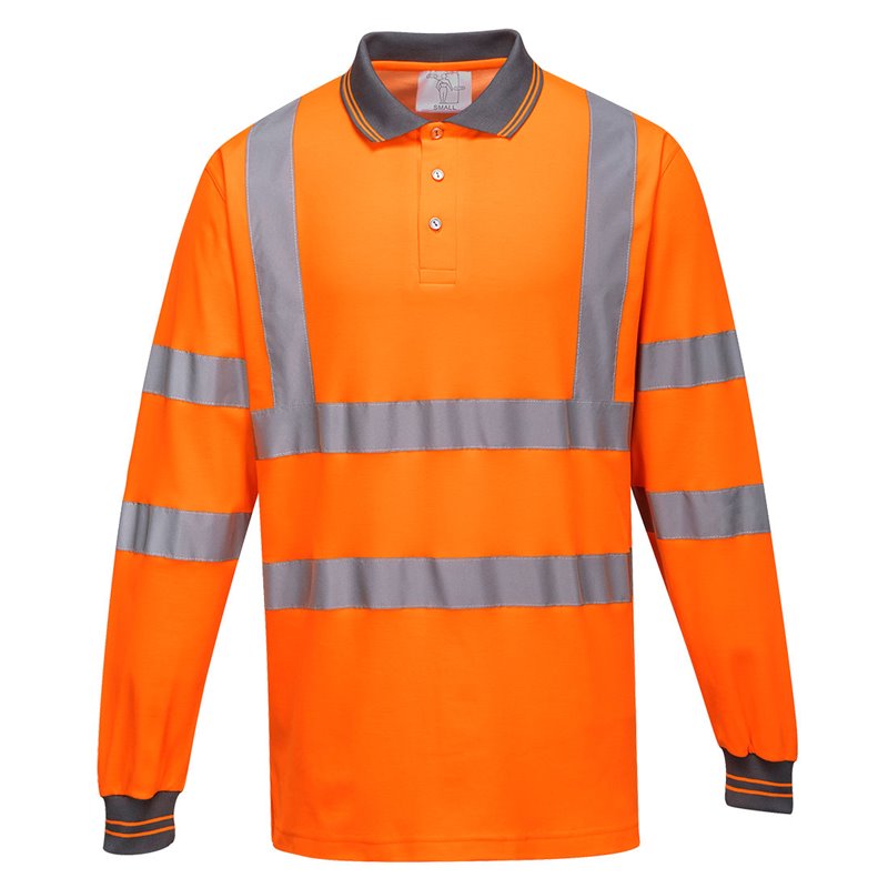 Portwest Polo coton majoritaire manches longues 