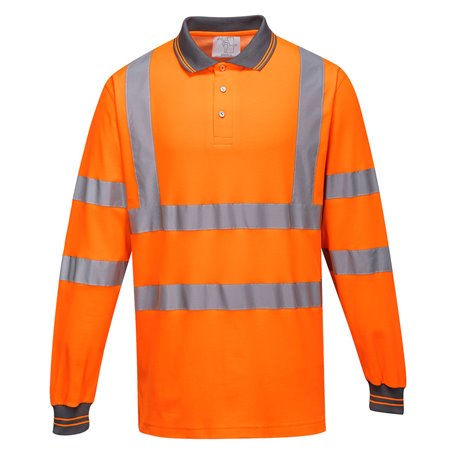 Portwest Polo coton majoritaire manches longues