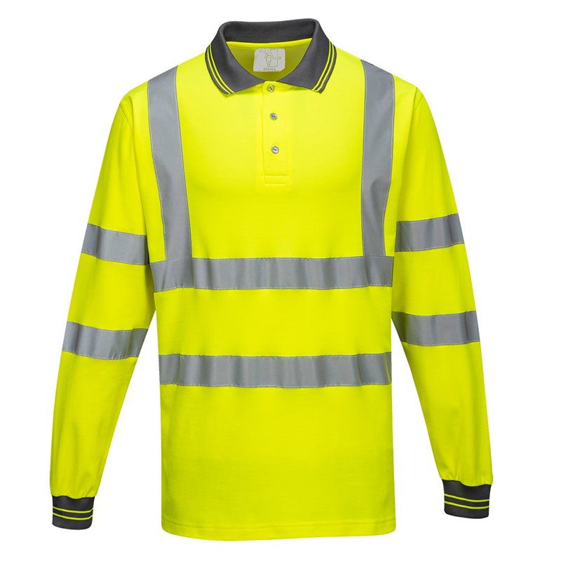 Portwest Polo coton majoritaire manches longues 