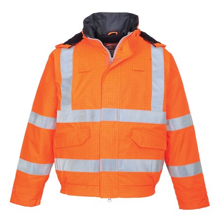 Portwest Blouson pilote HV Pluie Bizflame antistatique et flamme retardant