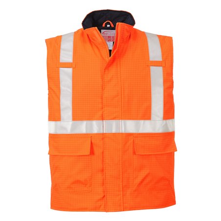 Portwest Bodywarmer Hi-Vis Bizflame antistatique et FR