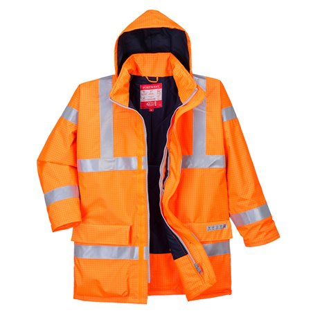 Portwest Parka Bizflame Rain Hi-Vis multirisque