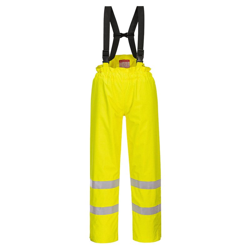 Portwest Pantalon Bizflame Rain doublé Hi-Vis FR Antistatique