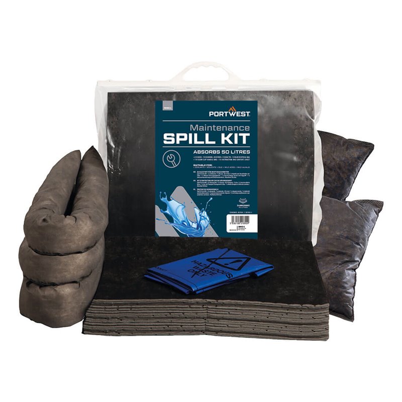 Portwest Kit d'absorbants de maintenance 50 litres
