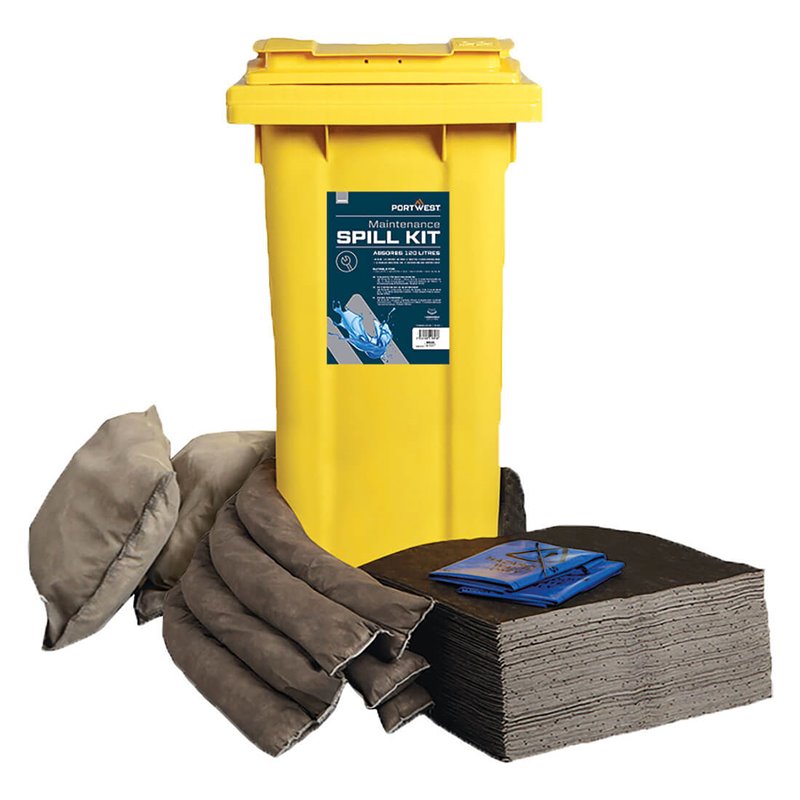 Portwest Kit abosrbant de maintenance 120 litres