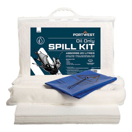 Portwest Kit absorbant 20 litres, hydrocarbures uniquement