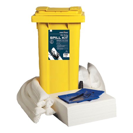Portwest kit absorbants 120 litres pour hydrocarbures uniquement