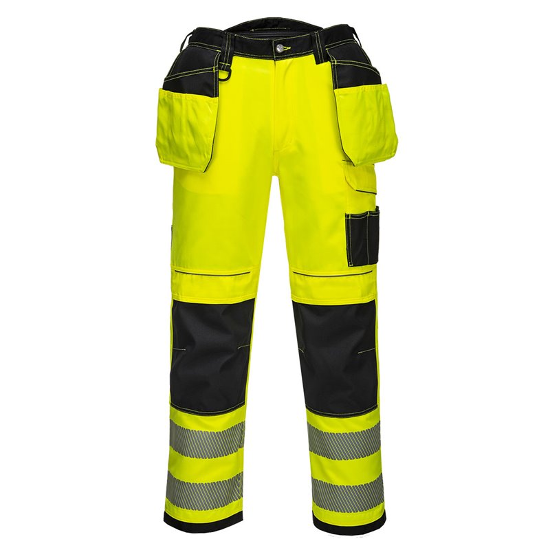 Portwest Pantalon HV PW3 poches flottantes