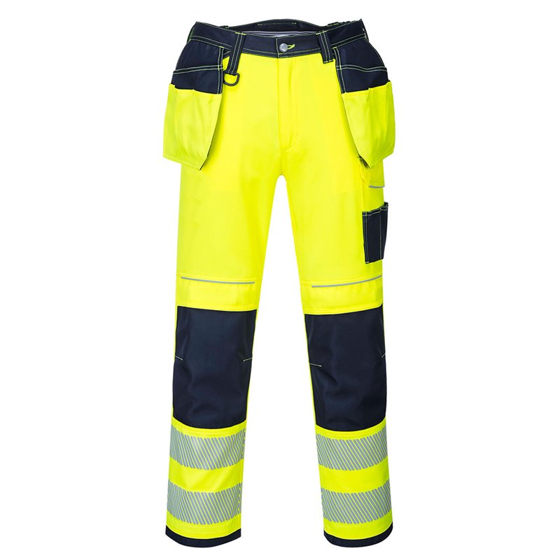 Portwest Pantalon HV PW3 poches flottantes