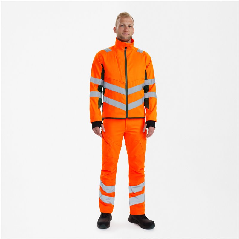 F.Engel Blouson de travail Safety avec tissu extensible dans 2 sens-1544-314