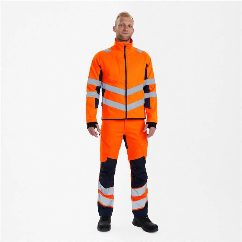 F.Engel Blouson de travail Safety avec tissu extensible dans 2 sens-1544-314